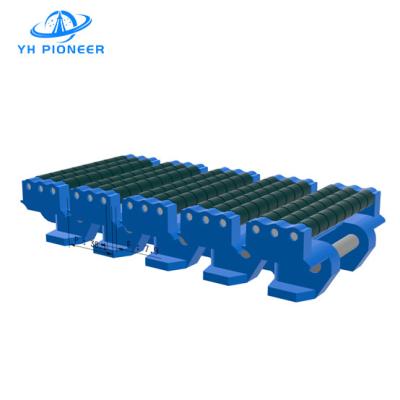 Robusto Sideflex Roller Table Top Chain para manuseio de material curvo preciso em automação