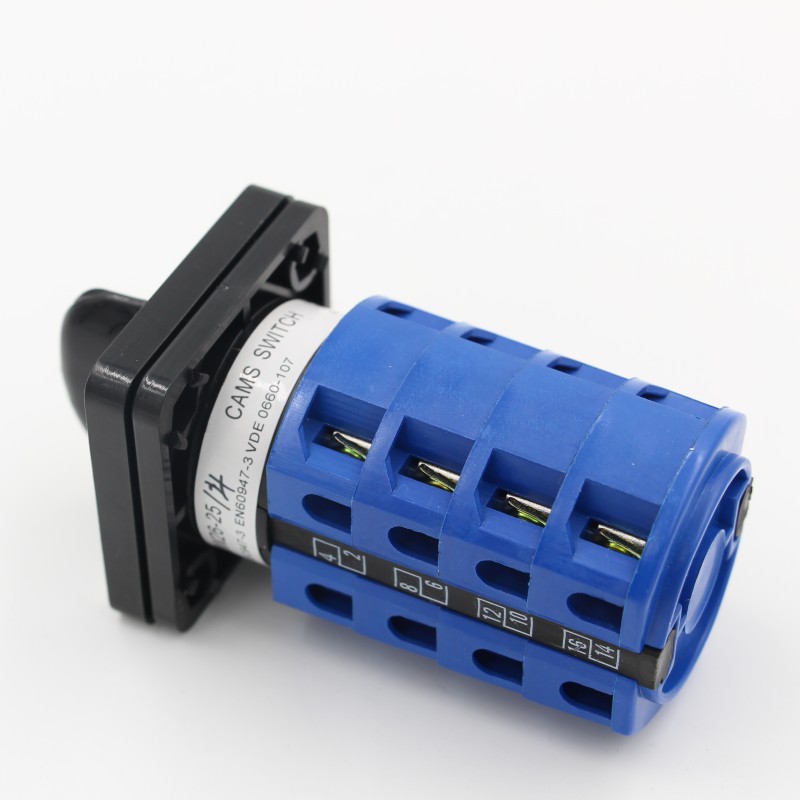 25A UPS/Off/Bypass Safety Rotary Cam Switch LW26 3-2-1-0-1-2-3 Compliant Cam Switches
