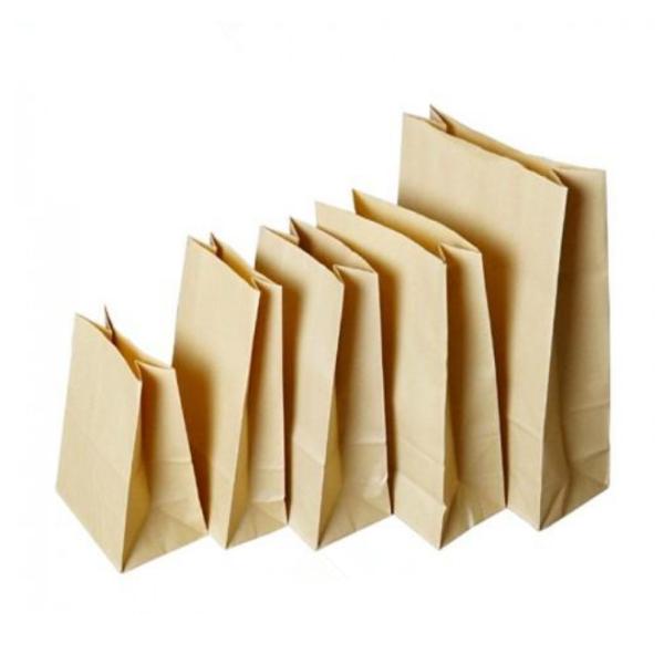 bolso de compras caliente de encargo del papel de Kraft de la venta