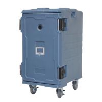 PTFE à charge frontale isolée porteuse de cuvette alimentaire 120L porteuse de cuvette thermique bleue marine