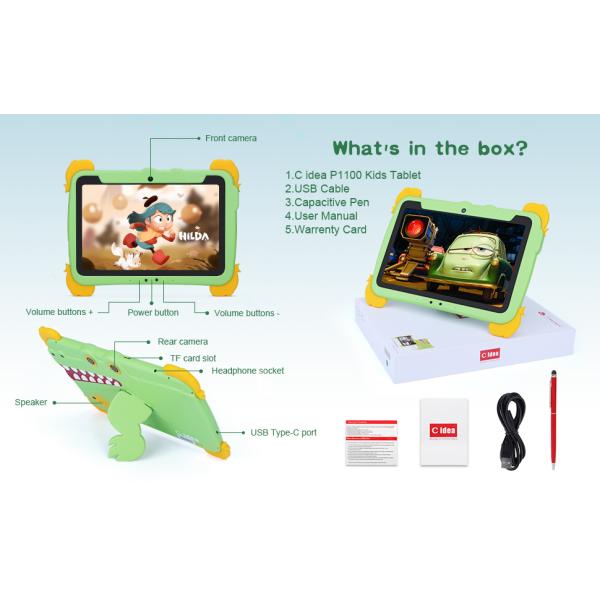 C Idea 10,1-дюймовый планшет Android 4 ГБ оперативной памяти 64 ГБ ROM планшет Kidspad P1100