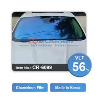 Aurora Car Window Film Visão clara 2PLY 60% CR Filme de camaleão de cor azul amante