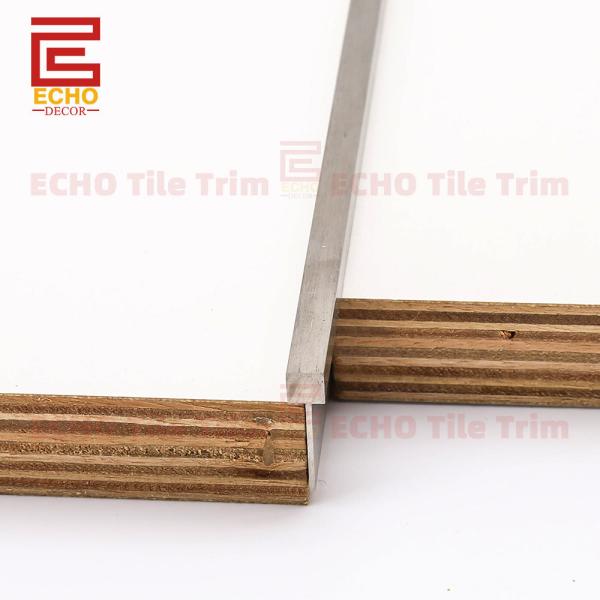 304 Brushed Stainless Steel Tile Trim solid T Bar Tile Separator Strip