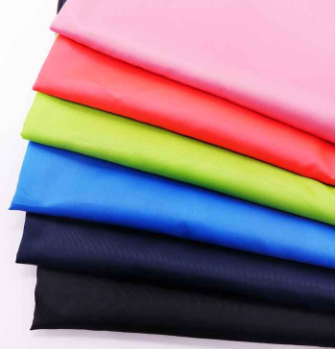 150CM Width Polyester Dyed Fabric 210T Taffeta Plain Style Weft Weaving