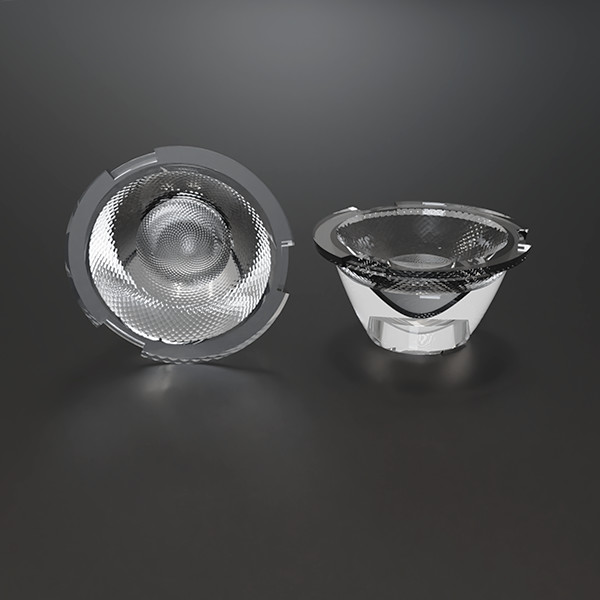 Wall Washer LED Lens with 15 Degree Narrow Viewing Angle PMMA Material and 93% Efficiency for COB LEDs