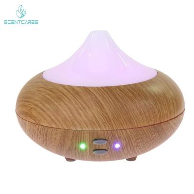 Difusor ultrassônico da aromaterapia de USB da grão de madeira