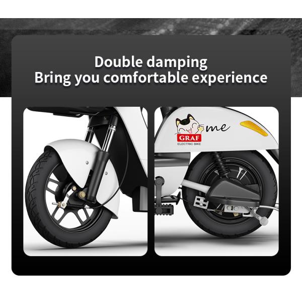 Rear Hub Motor 48v 350w/500w City Bike Scooter 6-8 Hours Charging Time Ideal for Adults