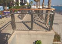 Lightweight Balustrade Cable Mesh Stainless Steel Wire Rope Netting Protecting Fence