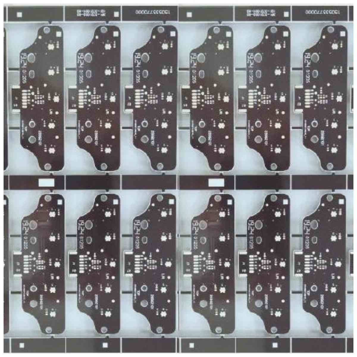 HASL FR4 2 наслаивают алюминиевую маску припоя доски 1.0mm PCB черную