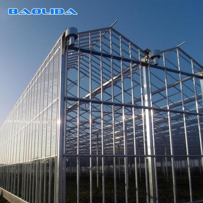 Capacidade de vidro ISO9001 da estufa 140mm/H de Venlo do multi período habilitado