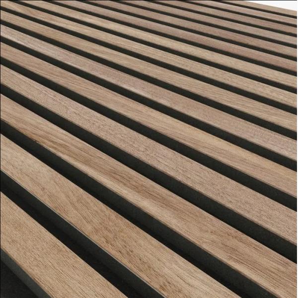 Fast Installation Wood Slat Acoustic Panels For Office Studio Easy Maintenance