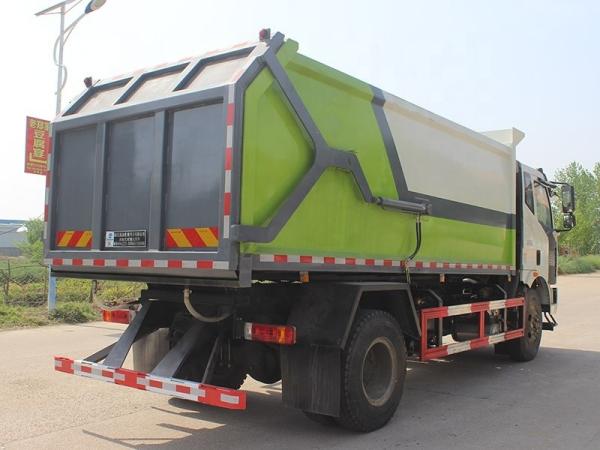 Chine FAW J6L 4x2 Camion-poubelle à compression et à quai