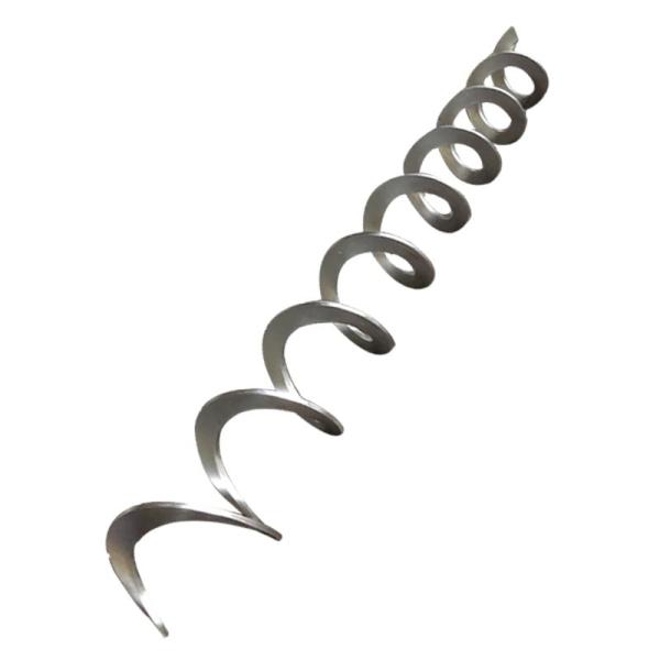 Continuous Cold Rolled Flight Centerless Screw Spiral Blade Ground Shaftless