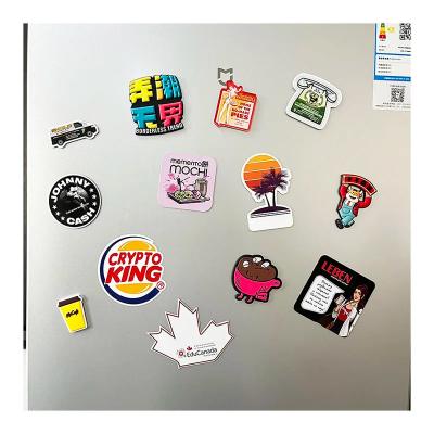 Cute Anime Customized Logo 3D Soft PVC Rubber Fridge Magnets 2D 3D for Fridge Decoration