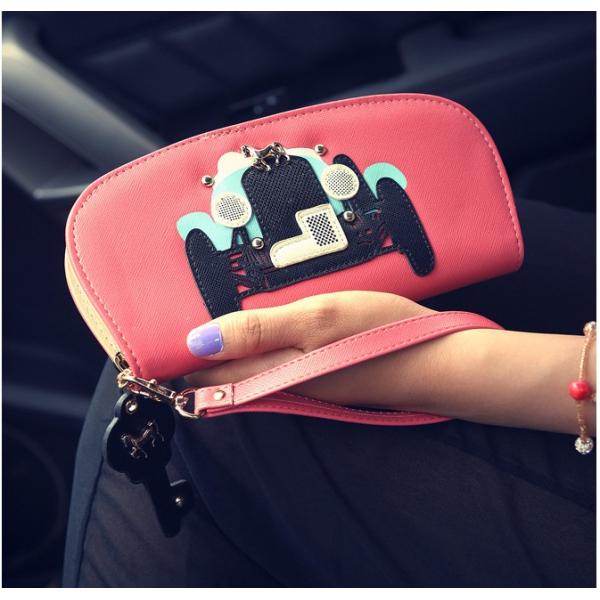 Ms. wallet Korean cute pony car long paragraph wallet purse