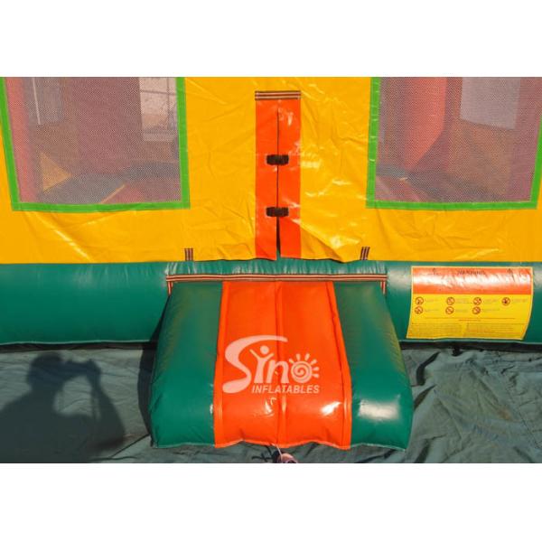 13x13 commercial inflatable module bounce house with various panels made of 18 OZ. PVC tarpaulin