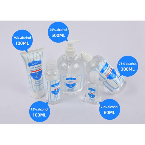 100 ML 3.38 Unscented 75% Alcohol Hand Sanitizer Travel Size No Wash
