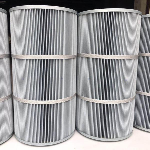 Synthetic Fiber Industrial Air Filter Cartridges 0.1 micron Polyester Antistatic