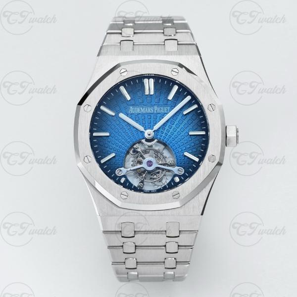 AP Royal Oak 26522ST 41mm Squelette Tourbillon Super Clone Montre – Montre de sport de luxe mécanique ultra-mince