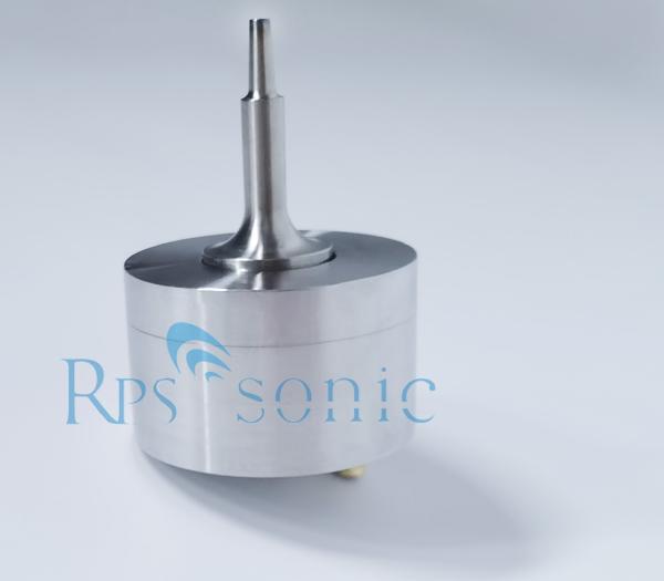 100W 50Khz Titanium Focus Mist Ultrasonic Spray Nozzle For Thin Film Solar Cell