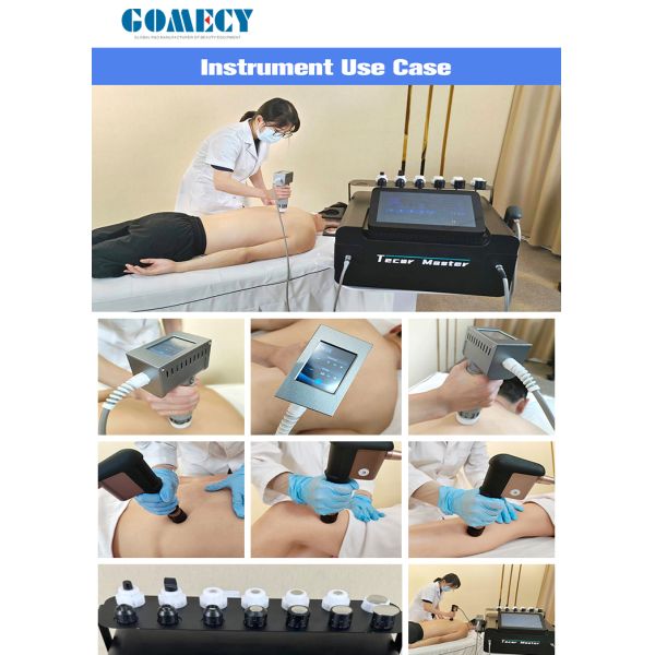 Shockwave Therapy Machine with Dual Handle Design for Targeted Treatment of Knee Pain Cellulite and Soft Tissue Injuries