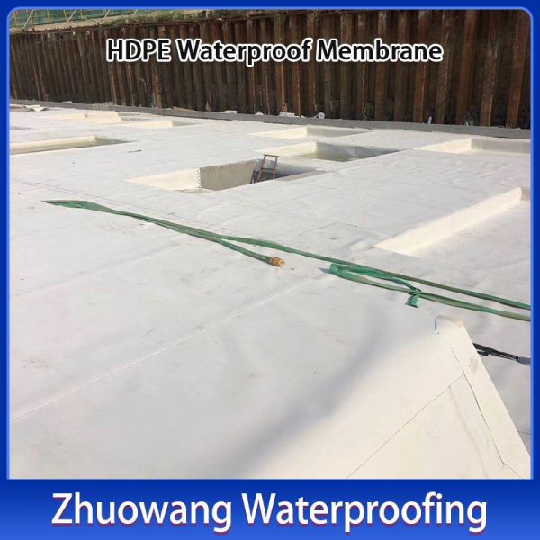 Trenches HDPE Waterproofing Membrane Highly Resilient Waterproof Membrane Roll