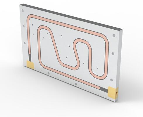 Liquid Cooling Battery Cooling Plate Customized Water Cold Plate Nickel Plating