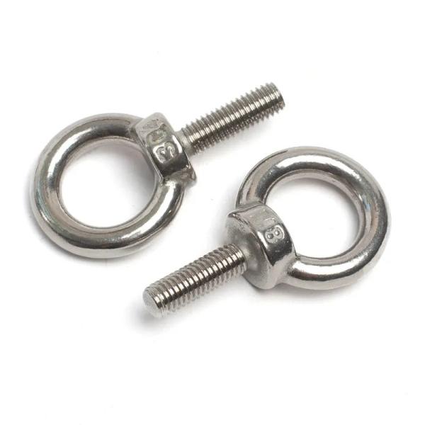 Parafusos de cabeça redonda, parafusos de olho, parafusos de tampa, fabricados em aço inoxidável