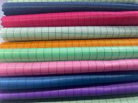Tissu antistatique médical bande ESD 5mm 99% polyester 1% fibre de carbone tissu de vêtements de travail antistatique