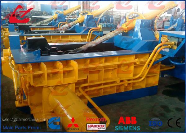 Y83-125 Hydraulic Scrap Metal Baler For Light Metal Turnings Shavings Press into Bales