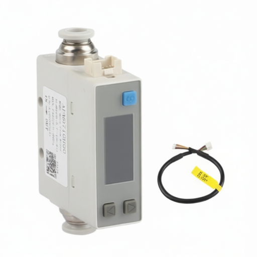 Thermal gas mass flow meter Aosong AFM0710H00 with NPN open collector alarms and 1 to 5 volt output