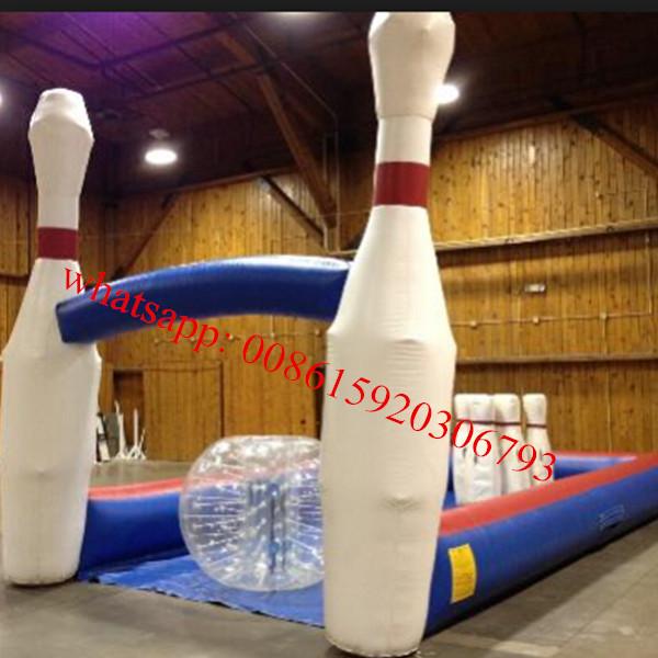 inflatable bowling set , inflatable bowling game , inflatable human bowling game