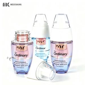PETG 30ml+3ml Airless Dual Chamber Scalp Serum Bottle | Water-Oil Fresh Mix Hair