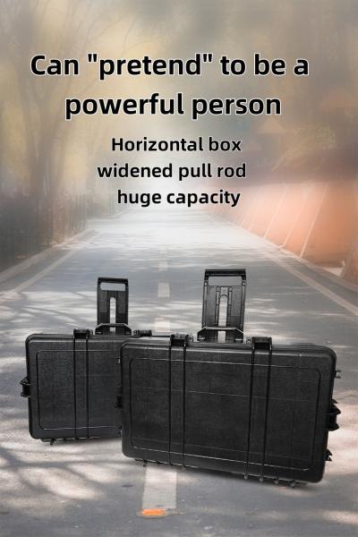 2116 Thickened plastic trolley case multi-function tool box equipment protection box instrument box safety box protection box travel case