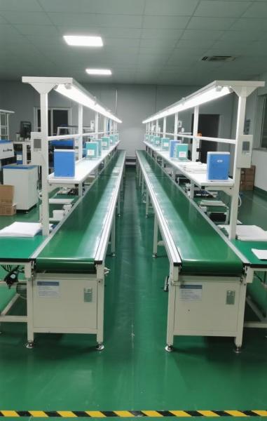 Bilateral Workbench Belt Conveyor Line with Electromechanical Assembly