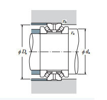 Sentido dobro 150TAC20D + L rolamento angular do apoio do parafuso da bola do rolamento de esferas da pressão do contato