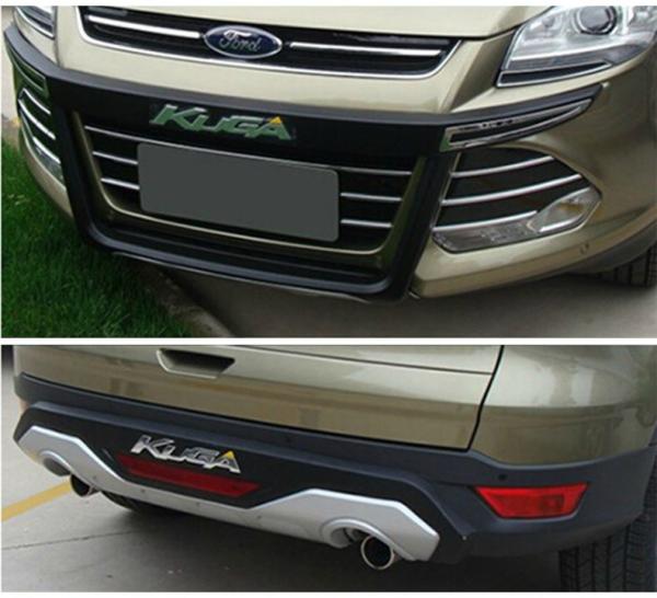 FORD ESCAPE KUGA 2013 / 2015 Proteção do pára-choque dianteiro e proteção do pára-choque traseiro