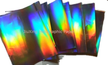 Opaque Holographic Paper Environment Friendly Water Soluble Holographic Package Paper