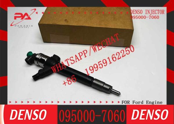 Inyector de diesel 0950007060 6C1Q-9K546-BC Inyector de tren común 095000-7060 Para el tránsito F0RD 2.2 2.4 Tdci