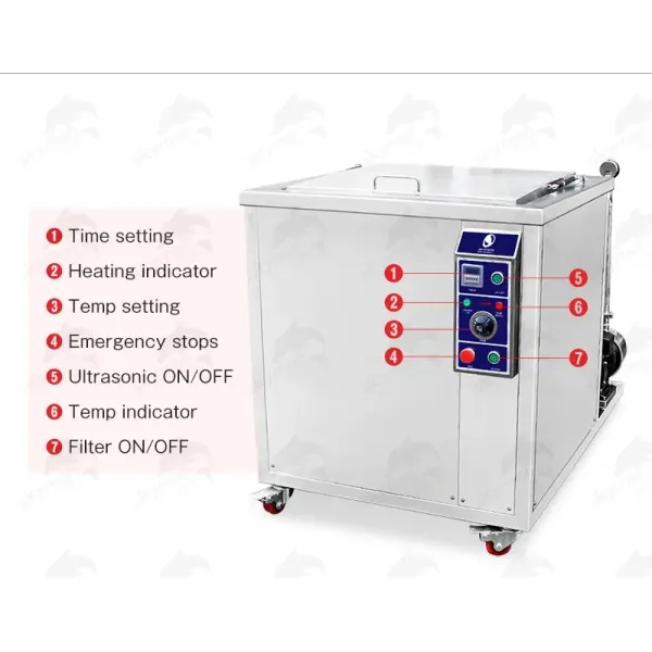 Ultrasonic Cleaner with Filtration, Filter Cleaning Machine for Electronic Components