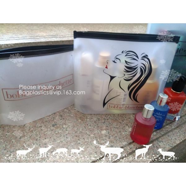 Cosmetic Organizer Bag Pouch With Zipper Closure For Vacation Travel, Bathroom And Organizing Makeup Bag