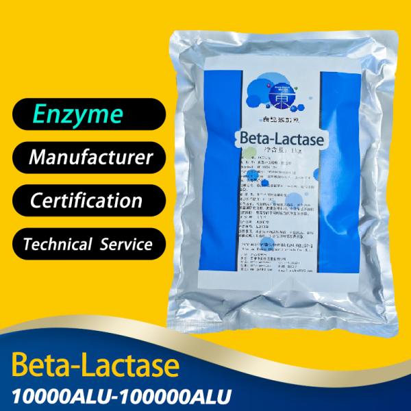 Lait traité au lactase 100000ALU Préparation d'un échantillon de lait hypoallergénique et de préparation de préparation d'enzyme