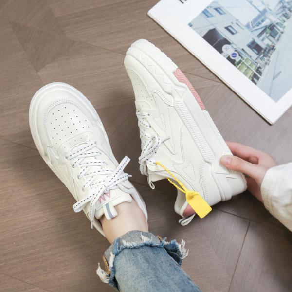 2024 Spring New Thick-Soled Canvas Shoes Women'S Shoes All-Match Sneakers