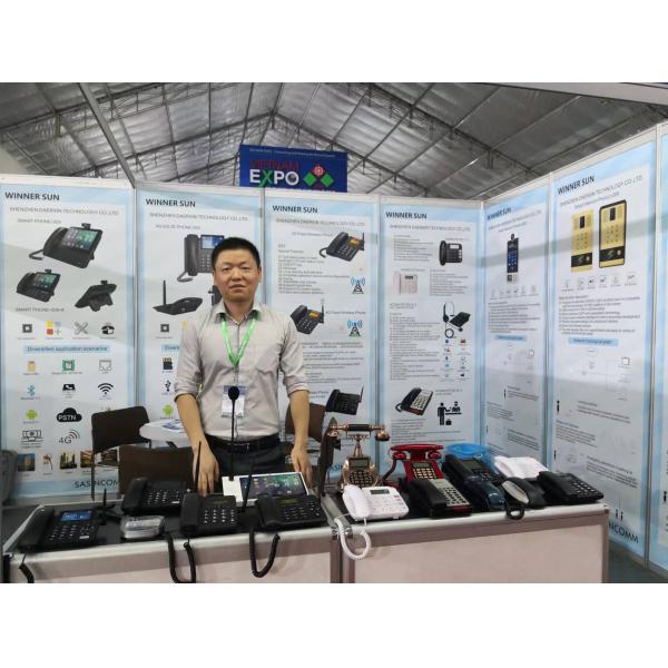 Home Office Dot Matrix Screen WiFi 2G GSM High Quality Voice Lock Card Spanish Portuguese Cordless Telephone