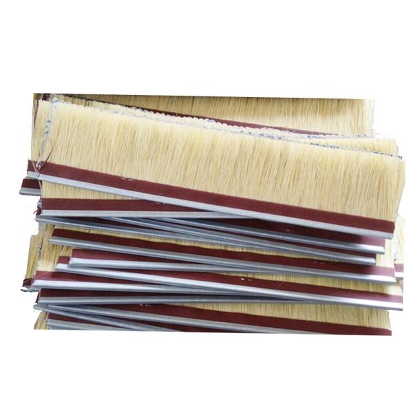 Non Silicone brush pile weather stripping Dust Proof Door Nylon Brush Seal 0.8mm Thick
