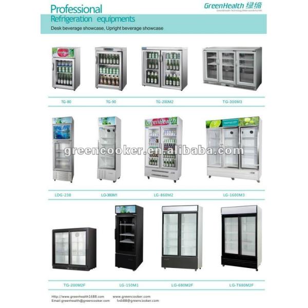 Glass Door Mini Beer Counter Bar Fridge