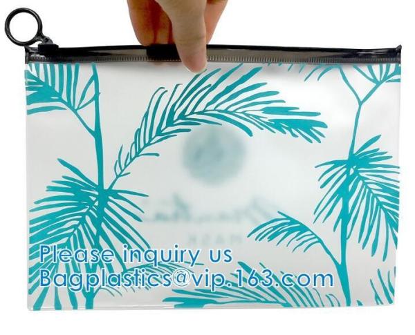 Custom Frosted Biodegradable Apparel ,Clothes, Garment, T Shirt, Swimwear, Packaging, Slider Zipper Bag