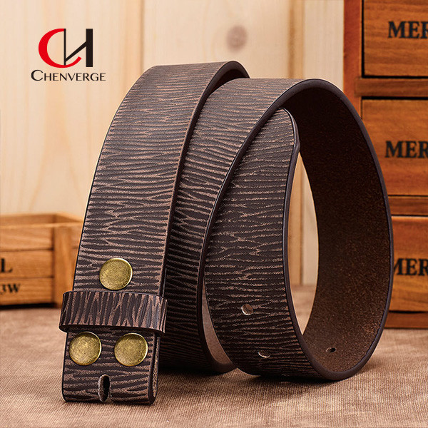 Винтажная кожа людей подпоясывает 110cm цвет Брауна черноты 4 пряжек