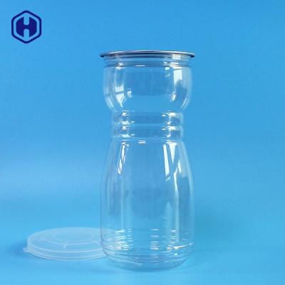 BPA livram a capacidade e o logotipo personalizados do cilindro recipiente plástico claro