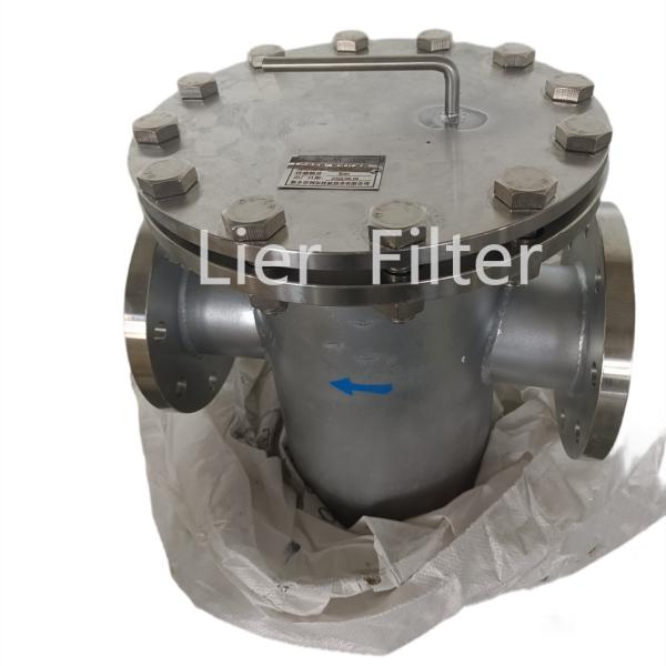 DN25-DN300 Stainless Steel Mesh Basket Strainer 90% Filter Rating